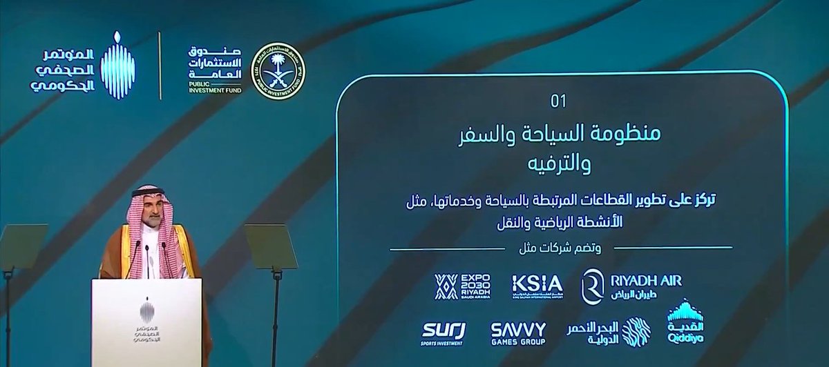 AZK_SA's tweet photo. الرميان:
سوف نركز على تنمية شركات السفر و السياحة و الترفيه مثل:

- طيران الرياض
- مطار الملك سلمان
- القدية
- إكسبو 2030
- البحر الأحمر الدولية
- سافي
- سرج

يقول:
نعمل على تطوير أكثر من 100 ألف غرفة فندقية وإطلاق أكثر من 70 تجربة سياحية جديدة ضمن محفظة الرؤية.

- 3 ملاعب جاهزة لاستضافة بطولة كأس العالم 2034