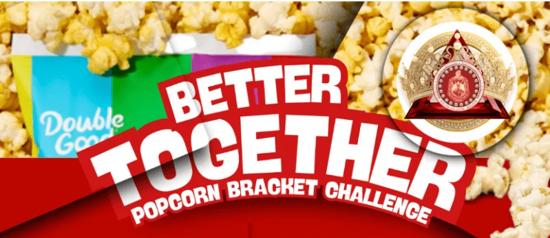 SensationalSAR's tweet photo. Join the South Atlantic Region in the Better Together Popcorn Bracket Challenge supporting the 32nd South Atlantic Regional Conference!

🍿 Shop the Pop-Up Store: https://t.co/kQM0jsPqxi

🔺 Donate directly to the SARC: https://t.co/JK91aLqDhn

#SensationalSAR #DoubleGood https://t.co/e5wn2mgRLF