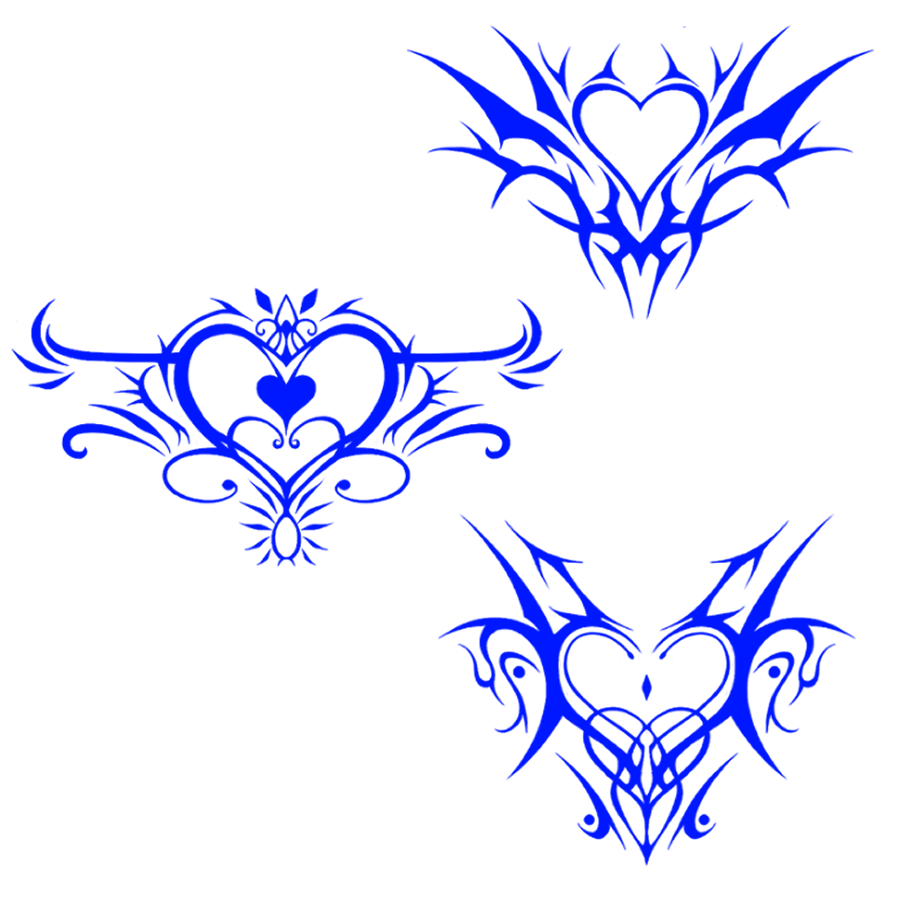 試しに投稿した淫紋素材が問題なかったっぽいので残りも透過
昨日と同じで色は適宜変更して下され～! 