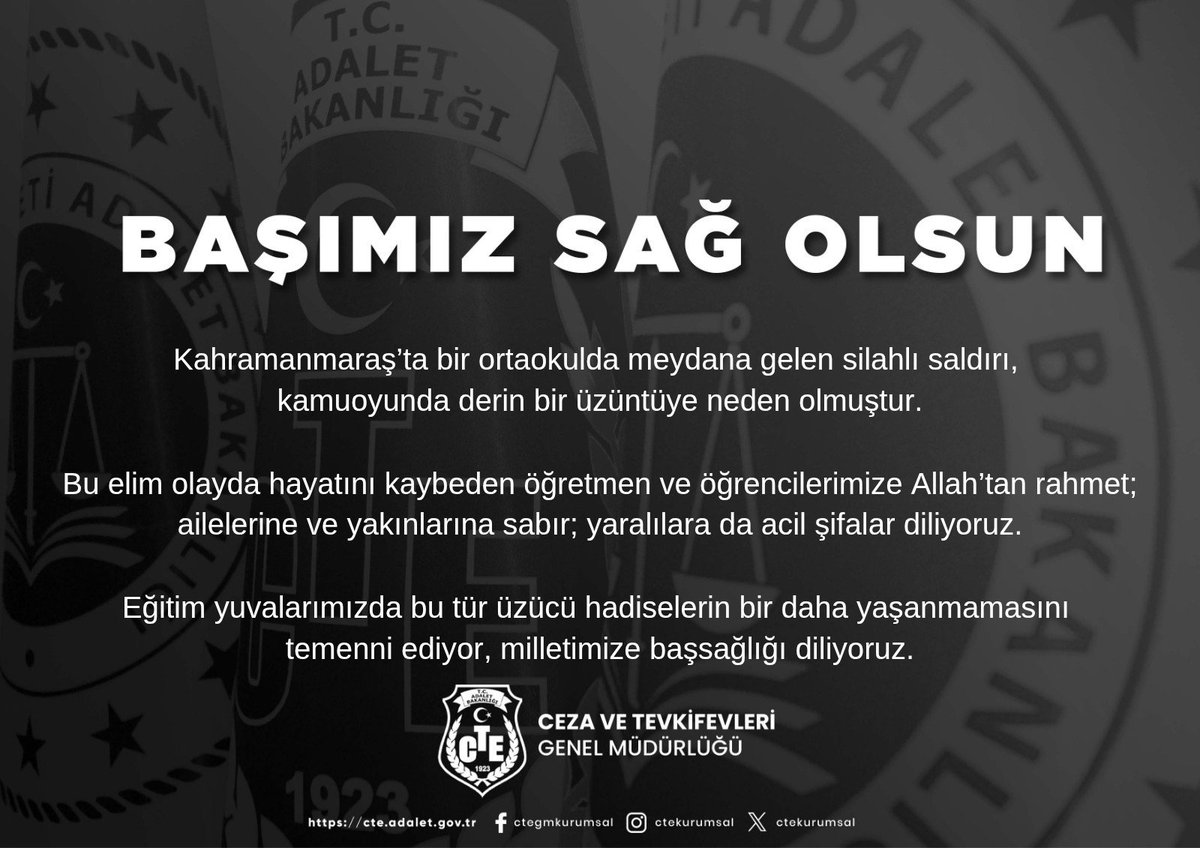 Ceza ve Tevkifevleri Genel Müdürlüğü tweet media