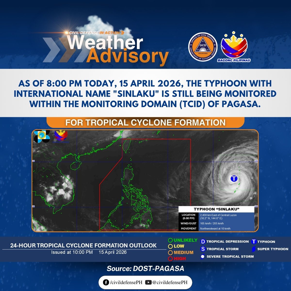 Civil Defense PH tweet media