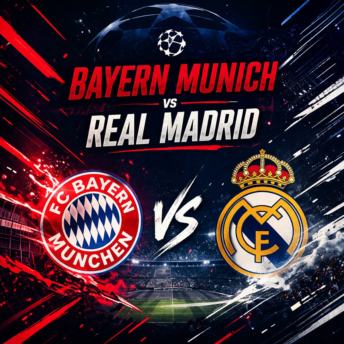 HypeBonuses's tweet image. MASSIVE GAME TONIGHT, BAYERN MUNICH VS REAL MADRID 🔥

Who you got? Drop your guess below with your @Stake username 😉👇

#slots #casinorewards #giveaway #sportsbets