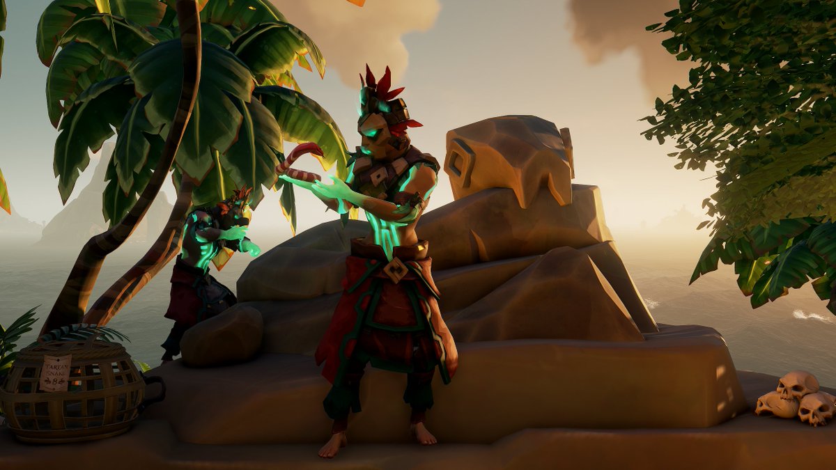 LadyKaluna's tweet photo. #SoTShot
Contest Theme : Remarkable Rocks
"In tribute to the Singing Snake" 🐍
@SeaOfThieves #SeaOfThieves https://t.co/7krsidzKQg