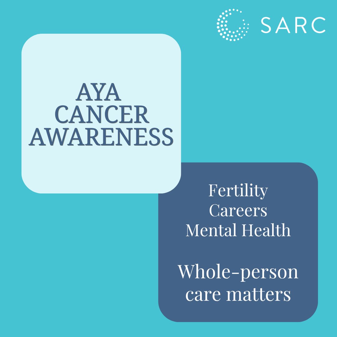 SARCtrials's tweet photo. Cancer at 15–39 impacts more than health.
Fertility. Careers. Mental health.
AYA patients need care models that address the full picture—not just treatment.
#AYACancer #AYACancerAwareness #sarcomacancer #sarcoma #cancer #SARCTrials https://t.co/fVVVr5hyim