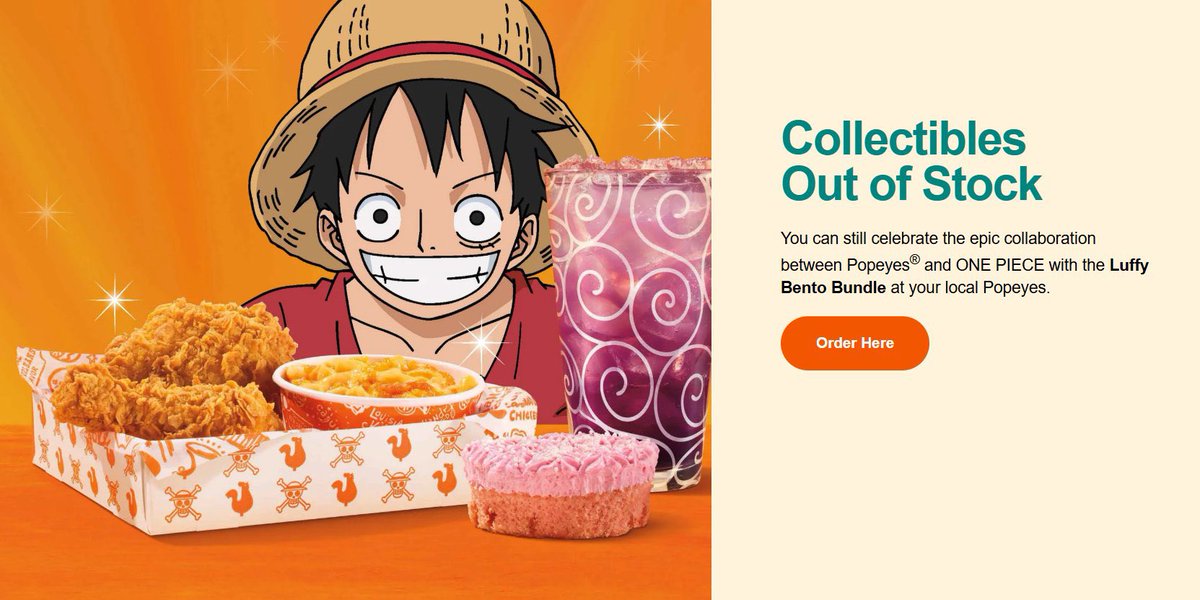 All One Piece fans pls do not buy anything from the scalpers. We need to show them they can’t keep buying stuff they don’t even want just to jack up prices. Make them sit there with a bento boxes they never wanted