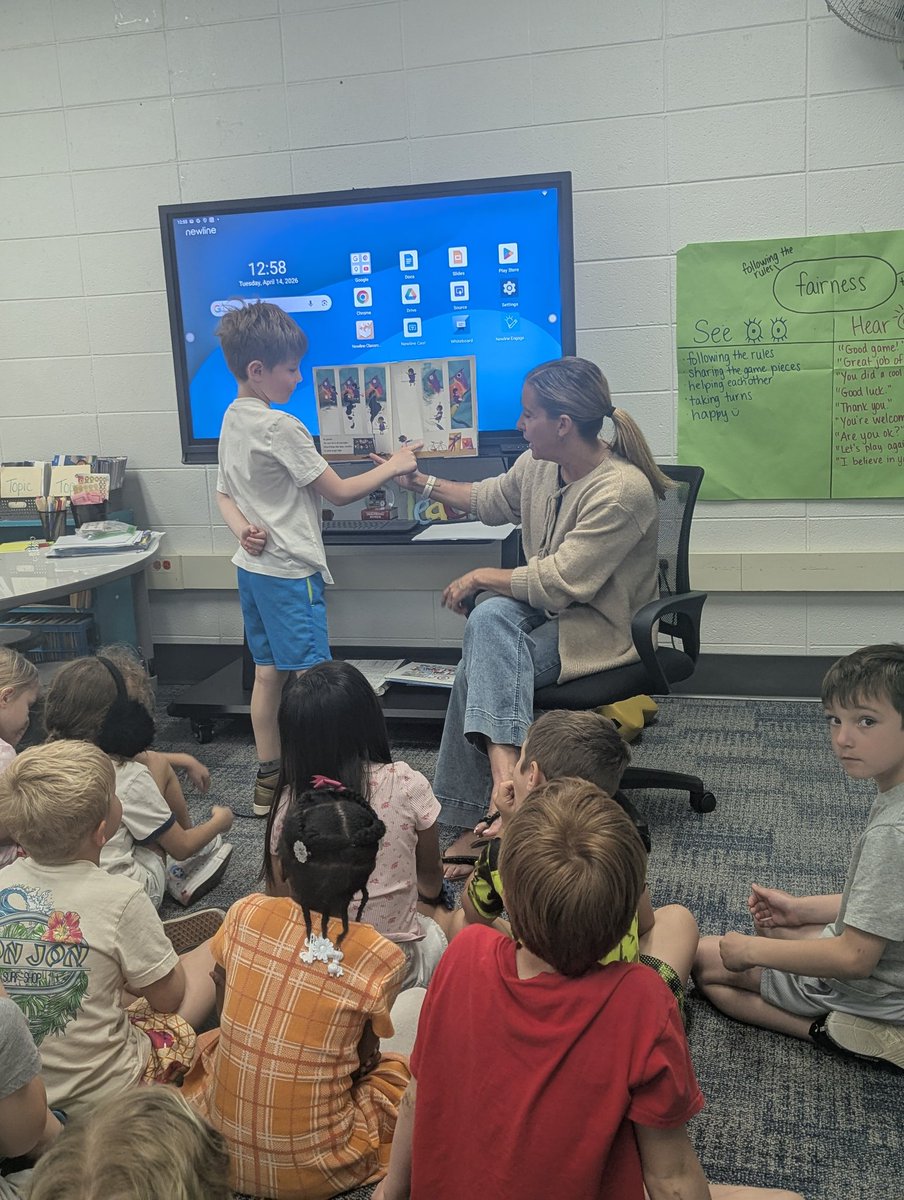 Njordan_teach1's tweet photo. Thank you @amandacohn9 for teaching us that no matter how hard something might be, we need to keep trying! #magicalyet #fabulousfirsties @VV_Voyagers https://t.co/MjWksV5vO6