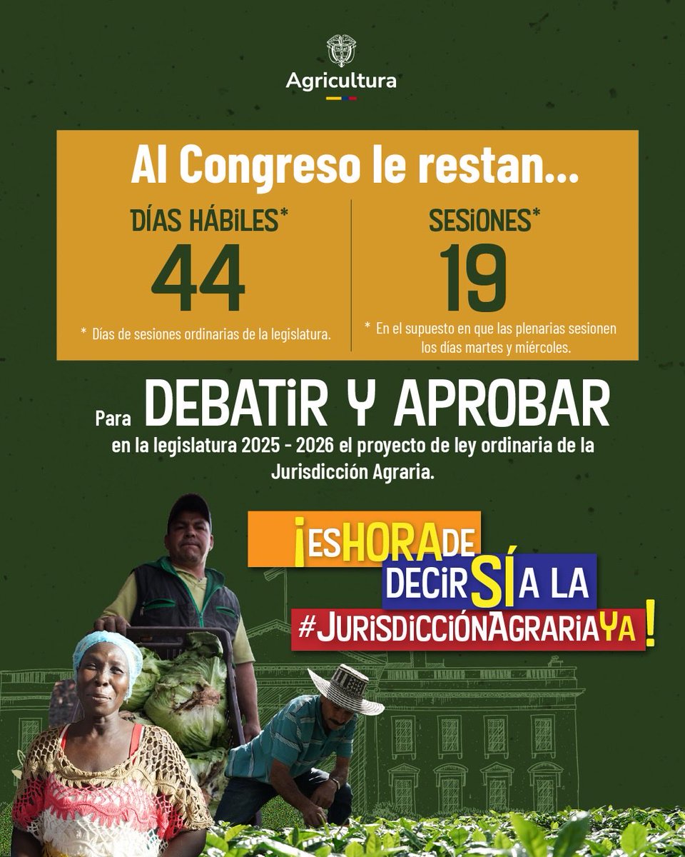 #JurisdicciónAgrariaYa