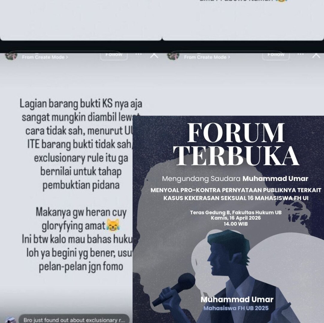 ub_menfess's tweet photo. info braw! maba fh'25 yang enabling ks kemaren dikasih forum terbuka dari bem fh, bakal jadi kayak gimana ya?? https://t.co/Hy6b7BWrkH
