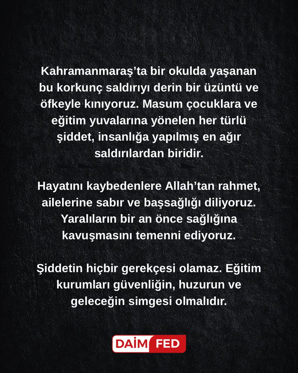 DOĞU AKDENİZ MÜTEAHHİT BİRLİKLERİ FEDERASYONU (@daimfed) on Twitter photo 