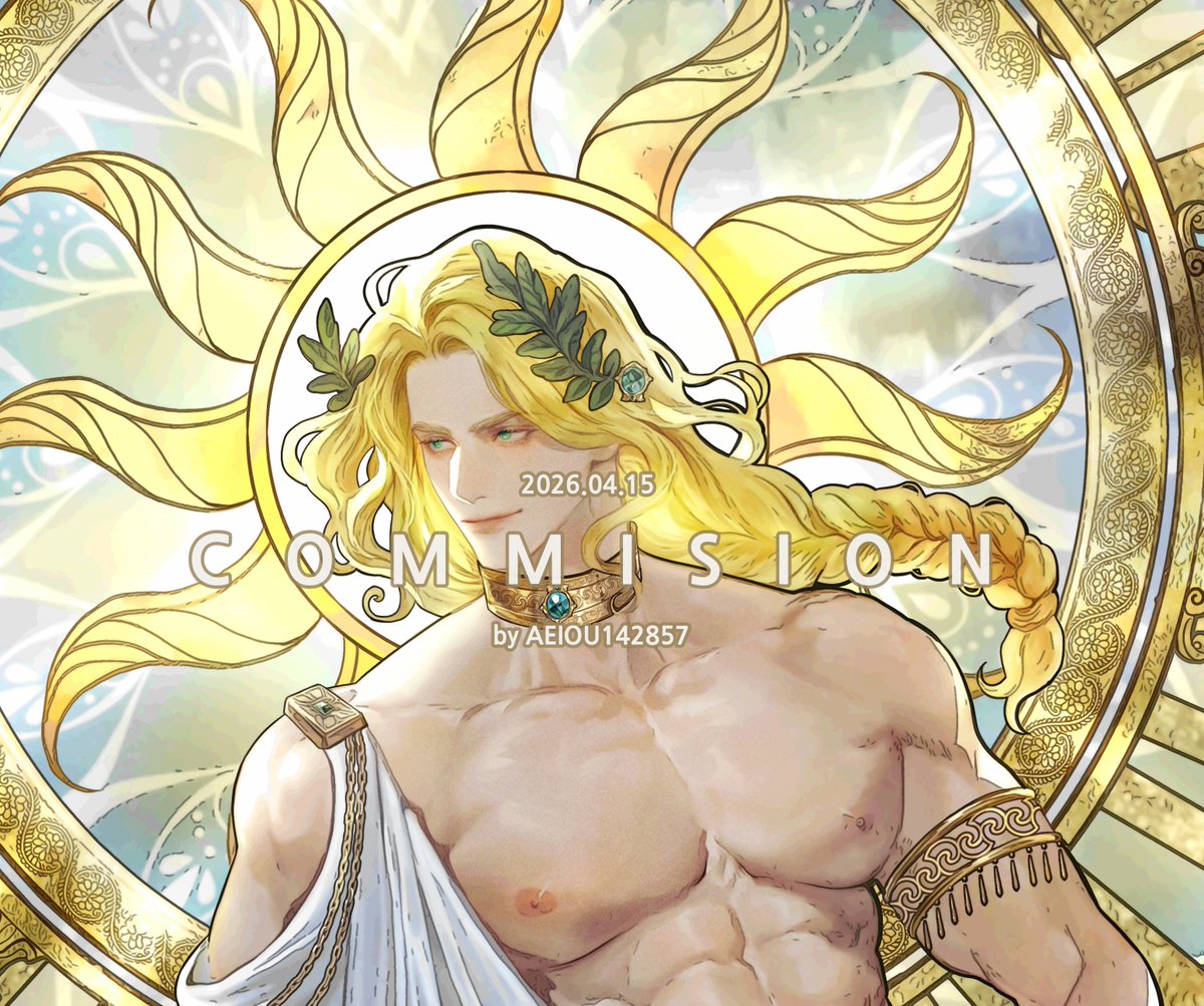 aeiou80694306's tweet image. 커미션
제우스의 대리인 아폴론
Apollon in &amp;lt;The Substitute of Zeus&amp;gt;

#cm #commision #제우스의_대리인 #제대인