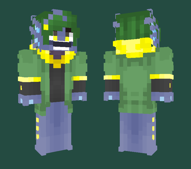 @nikkiwannakissi haii :D i do minecraft skin comms if you'd be down to ...