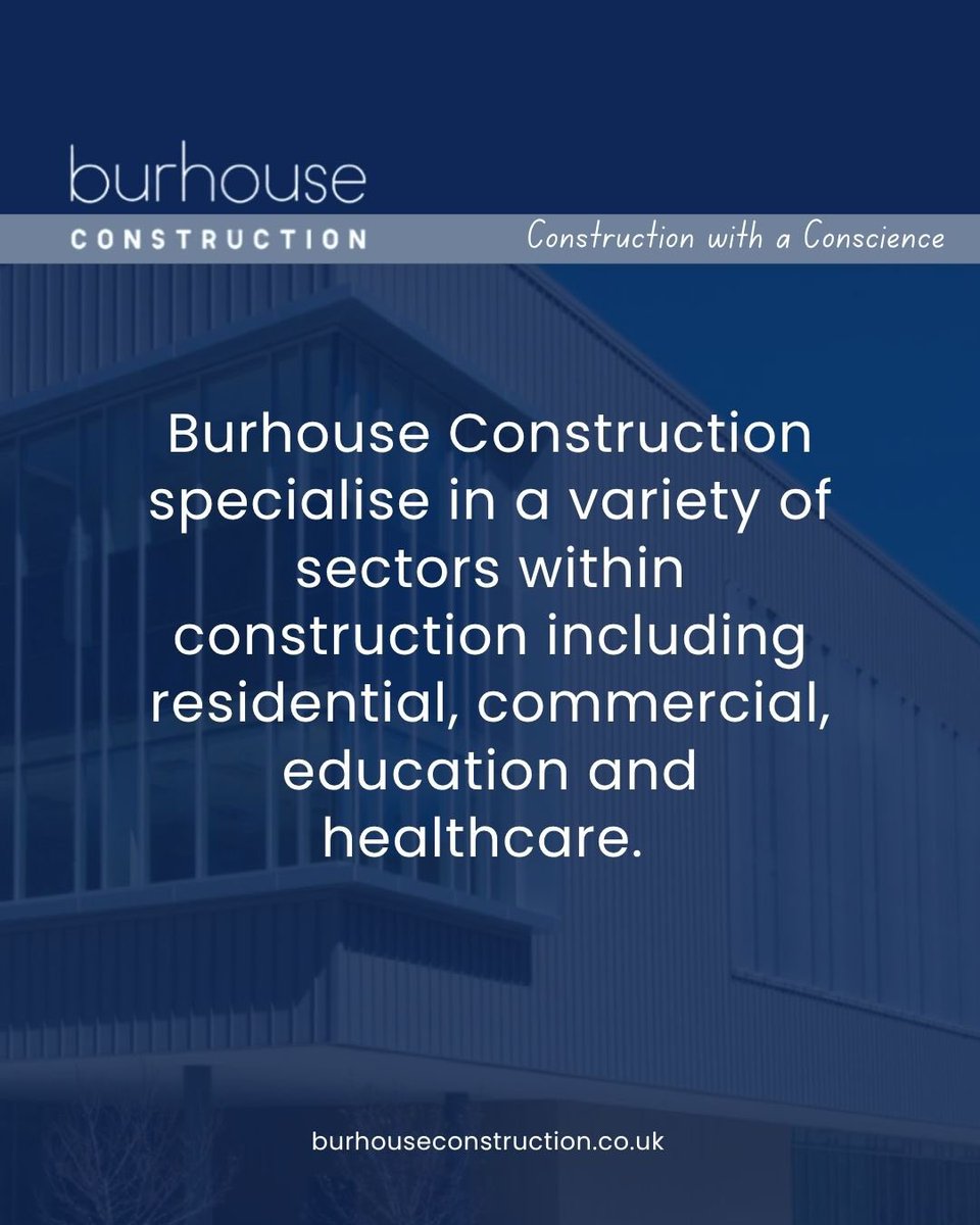 Building Expertise Across Sectors 🏗️

Burhouse Construction specialises in a variety of sectors, including:
• Residential
• Commercial
• Education
• Healthcare

Delivering quality, safe, and sustainable construction projects every time.

🌐 More info: burhouseconstruction.co.uk
