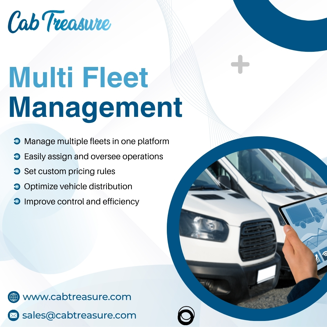 CabTreasure_'s tweet photo. Manage multiple fleets effortlessly with Cab Treasure. Its designed to improve efficiency, reduce hassle, &amp; maximize control.

#taxidispatch #DispatchSolutions #DispatchSoftware #Dispatchsystem #TaxiDispatchSystem #taxdispatchsoftware #taxisystem #FleetManagement #taxisoftware https://t.co/RKkcKvYmb0
