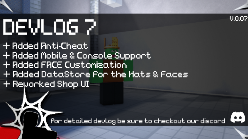 cicitekinteract's tweet photo. Devlog 7 📷

- Hope you didn't thought we quitted already! We're gonna finish this project, cause we love the game and you guys! ❤️
-Fixed video quality, videos are gonna be 4K now 🥳

+ Added Anti-cheat, and much more things! 🫣
#RobloxDev #Roblox https://t.co/YceZjBV450