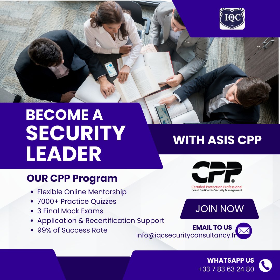 IQC Security Consultancy, France tweet media