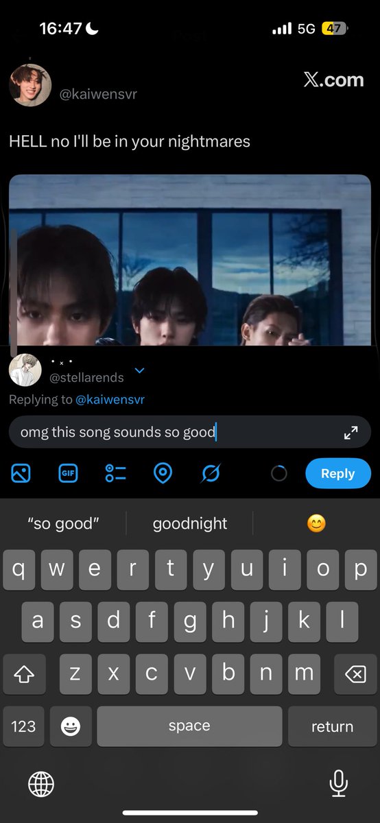 ・ ༝ ・ tweet media