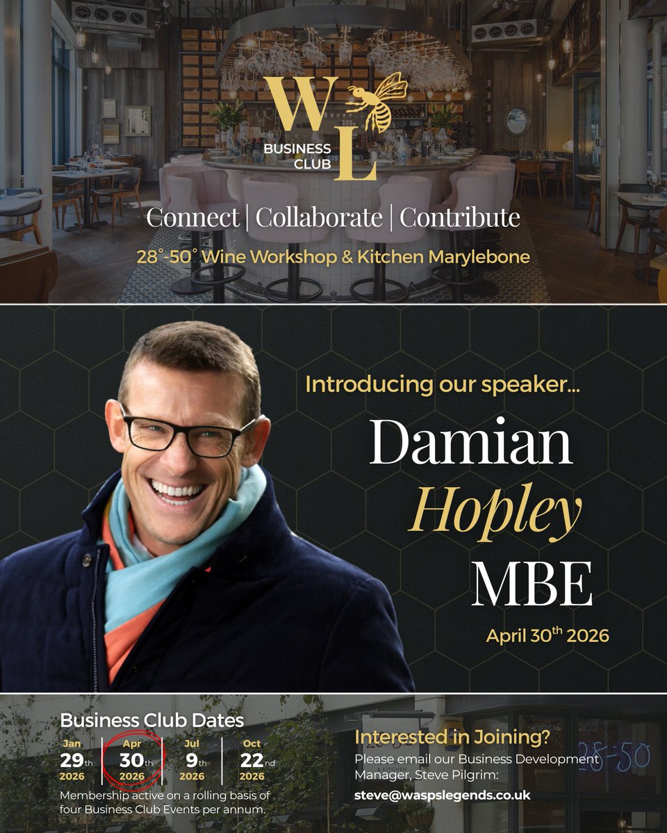 Wasps Legends Charitable Foundation tweet media