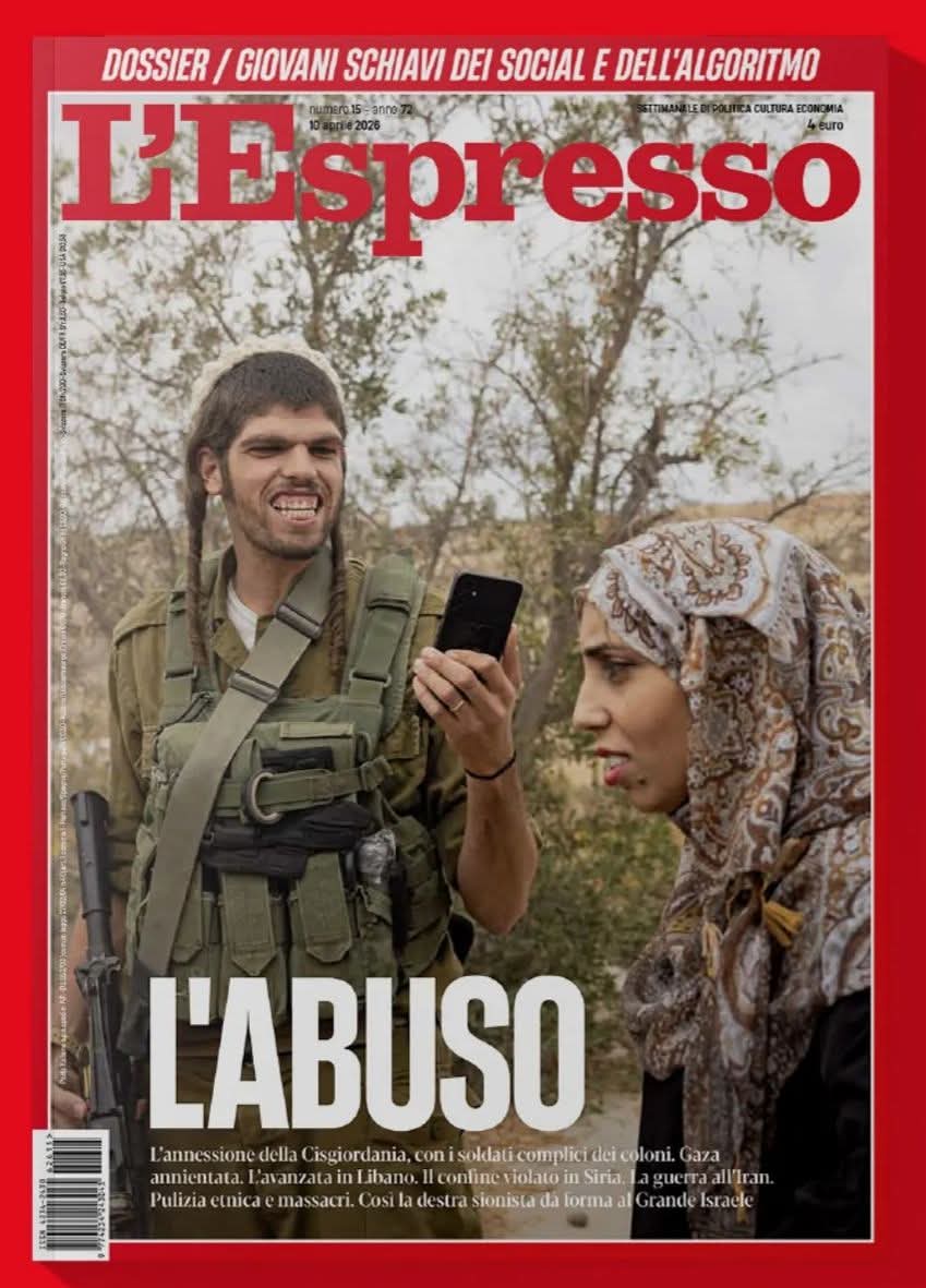 Está portada de la revista italiana L'Espresso lo dice todo