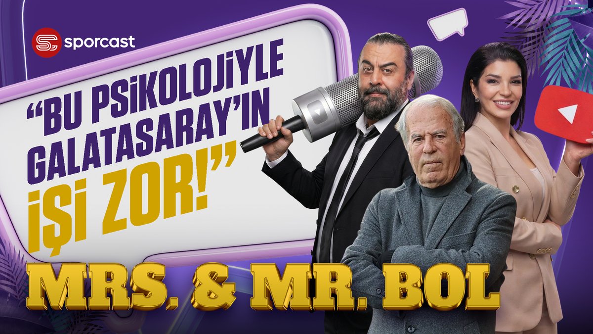 sporcasttr_'s tweet photo. 📢Mrs. &amp; Mr. Bol yeni bölümüyle Sporcast YouTube kanalında yayında!

👀İzlemek için tıklayın: https://t.co/qobTn8Re2C

🔔Beğenmeyi ve abone olmayı unutmayın!

🎙️@cagla_atli 
🎙️@emrekbol https://t.co/1kKFzfhUi7