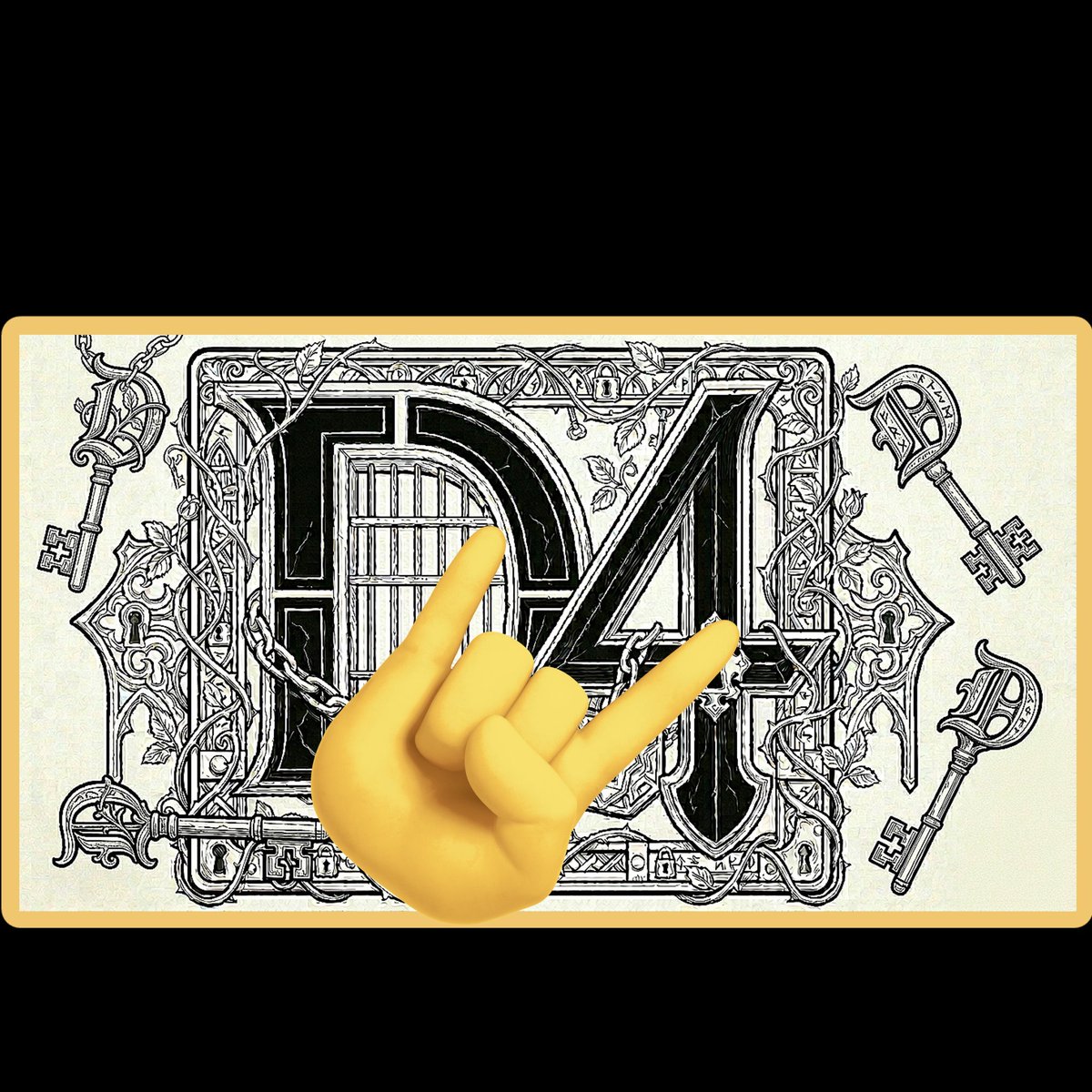 とりあえずデヨンちゃん脱獄概念なシールできたー！
黒脱獄と白脱獄があるよ。

公式さんがロゴステッカー出してくれないからさ…

とりあえず青さんには押し付けというお裾分けをしたけど、
まだあるので亡霊でご入用だったら声掛けてくだされ…