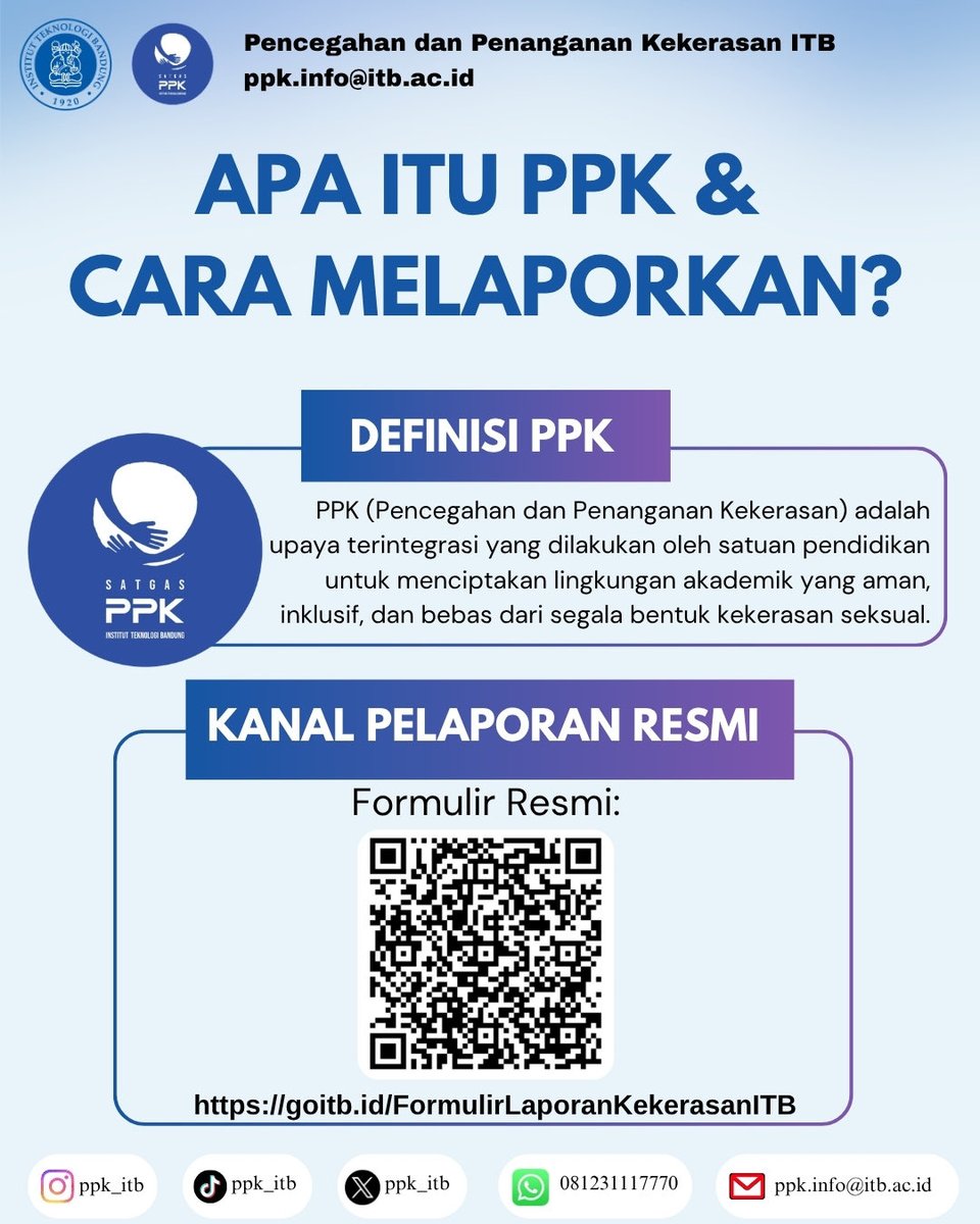 Satgas PPK ITB tweet media