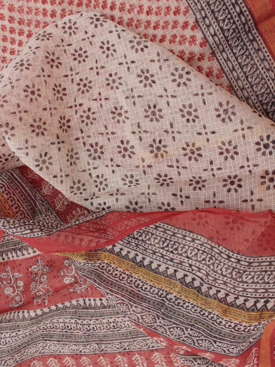 Shilphaat's tweet photo. Bagru Hand Block-printed, Zari Border, soft kota-doriya cotton saree with matching blouse fabric.
.
Buy at https://t.co/0uWl2ZngFi
.
https://t.co/MvE3v8rP4H
.
#kotasari #blockprintedsaree  #sustainablefashion #naturaldyed #saree #sari #cottonsari #summersari #kotadoria #shilphaat https://t.co/2aqrhMmoLd