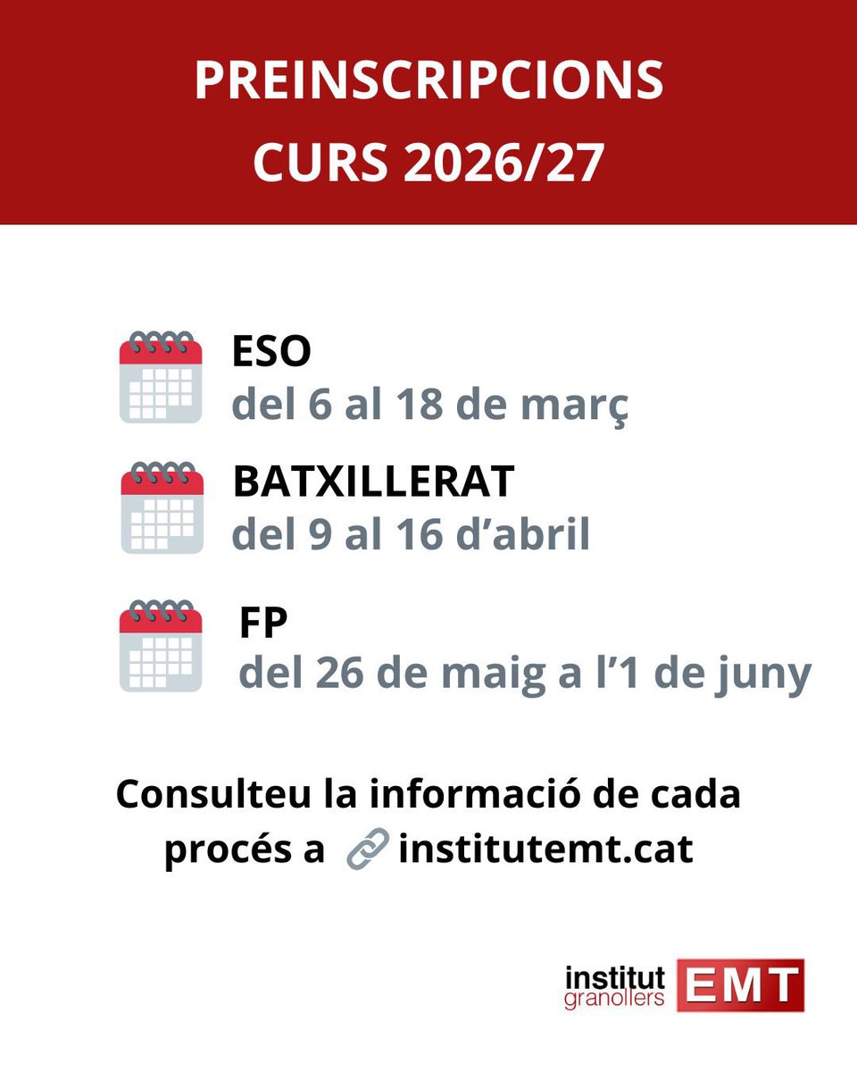 Institut EMT Granollers tweet media