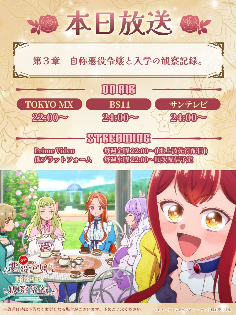 ✦ . ⁺ . ✦ . ⁺ . ✦ #自称悪役令嬢な婚約者の観察記録。 本日第3️⃣