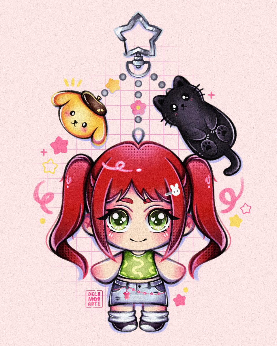 artby_mari's tweet image. 🌸💖🫧 #chibicommission #procreate