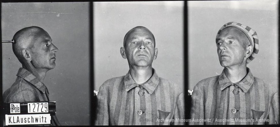 TomFromKatowice's tweet image. My name is Zygmunt Oszczepaliński🇵🇱, a clerk from #Warsaw, born on April 1️⃣5️⃣, 1901.
I was murdered by #Germans in their #Death camp #Auschwitz on Nov. 14, 1941 at the age of 4️⃣0️⃣ only because I was a #Pole.
I survived 2️⃣2️⃣2️⃣ days.
Please, #NeverForget me!
#NeverAgain 
#Genocide