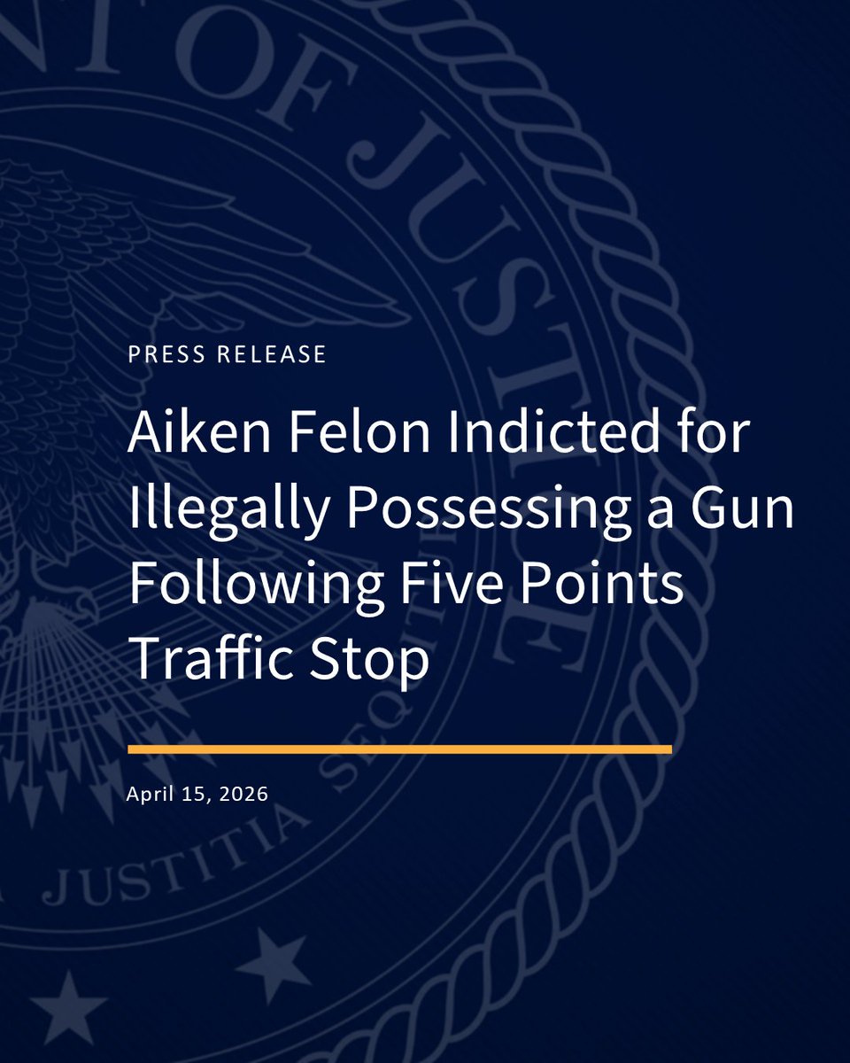 U.S. Attorney SC tweet media