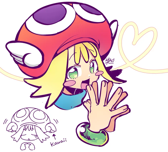 落書きアミさん 可愛く描くのが難しい