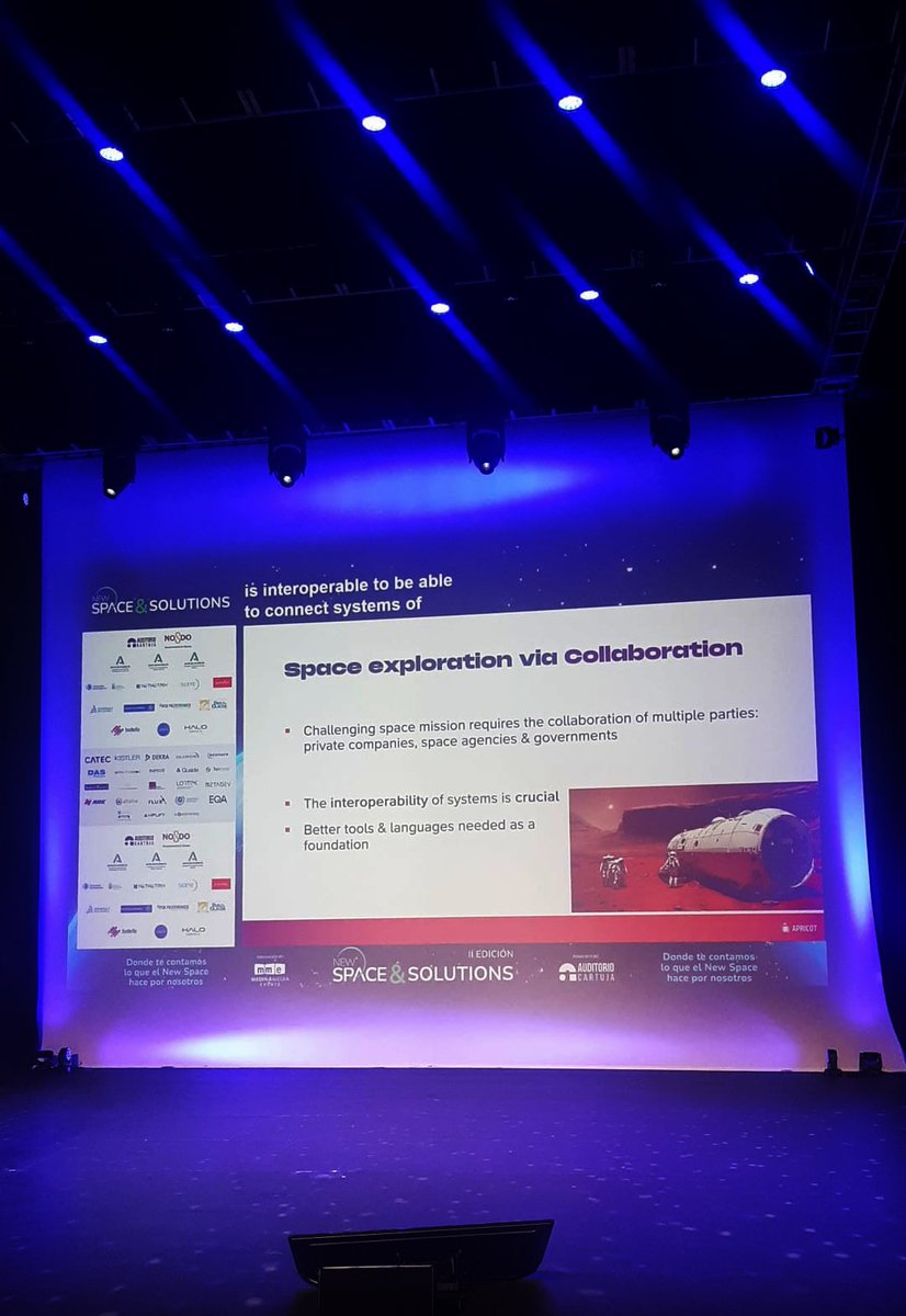 metad3v's tweet photo. Today at @NSpaceSolutions, @pmolinam  presented @apricot_tools .

We shared why SysML v2 matters as aerospace systems grow in complexity, and how Apricot helps teams bring it into a more practical and collaborative workflow.

Thanks to everyone who joined us.

#SysML2  #Apricot https://t.co/HDsLwFqlWF