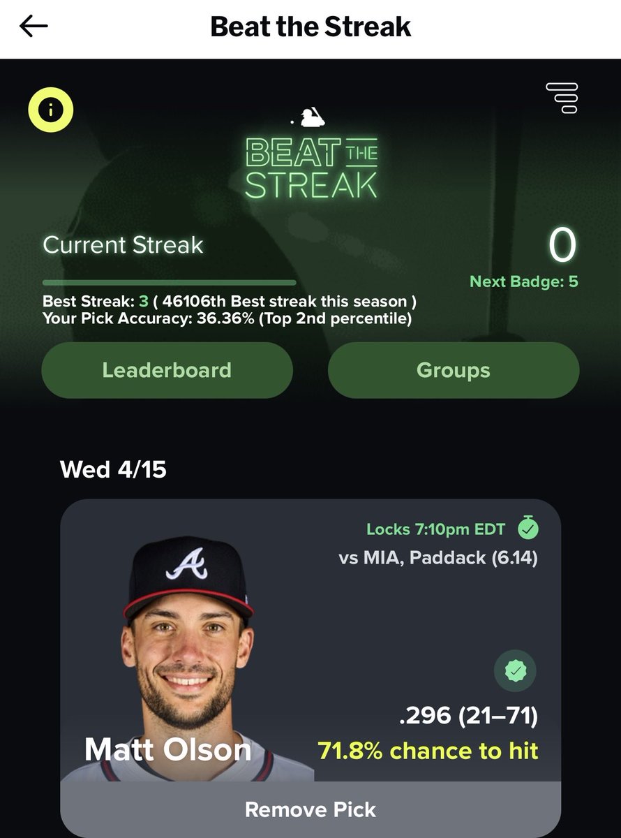 Hit Streak Tracker tweet media