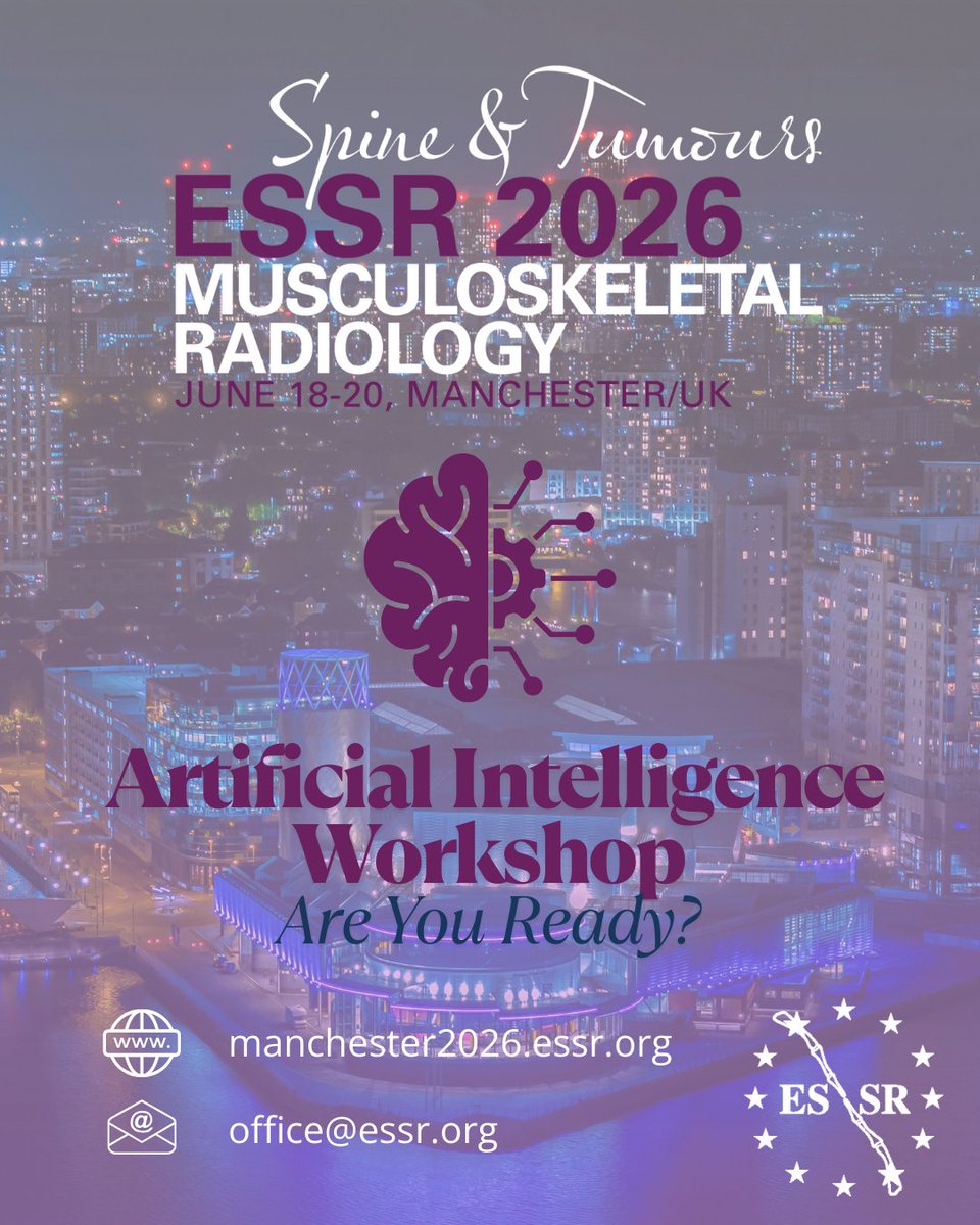 European Society of Musculoskeletal Radiology tweet media