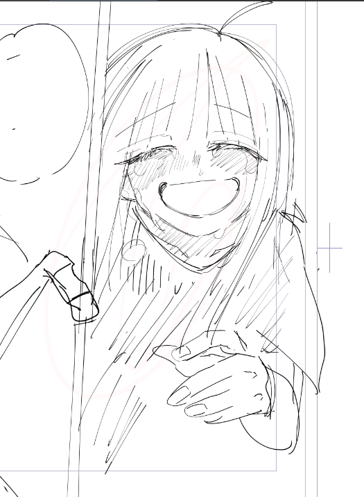 コミケのネームしてるんですが、たくさん幸せになってるかぐやが描けてhappyです。でもページがドンドン増えてるので印刷代が増えて財布くんはunhappyです。