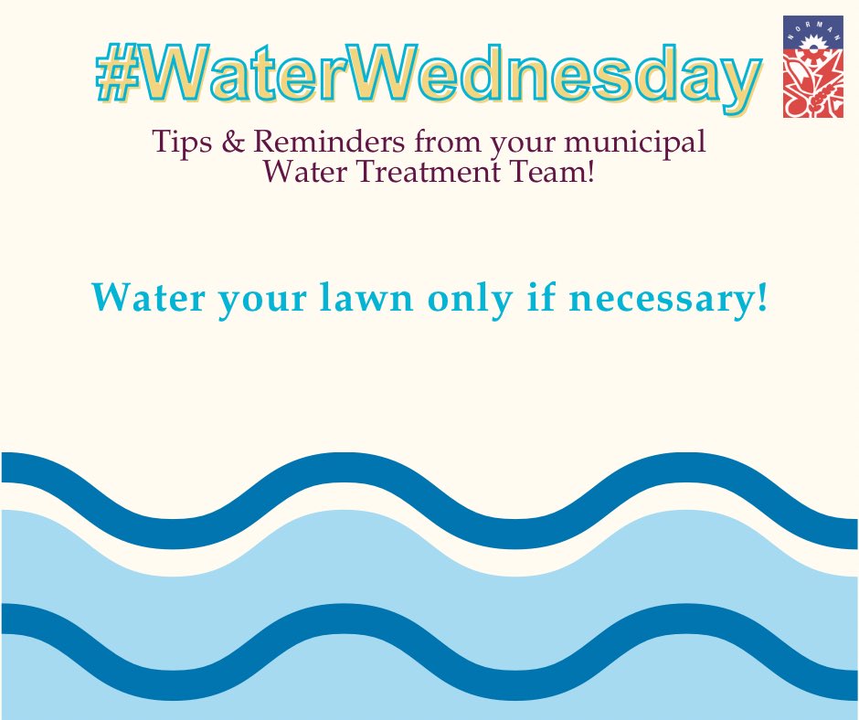 cityofnormanok's tweet image. Water your lawn only if necessary! 💧

Learn more about water conservation and its importance at: epa.gov/watersense/sta…

#WaterWednesday #WaterIsLife #NormanOk #GreenNorman #LocalGov