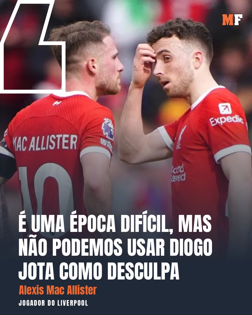 maisfutebol's tweet image. Alexis Mac Allister assume que a equipa passou por “fase complicada“ devido ao português, mas diz que não é só isso que explica “ano tão complicado“ para o Liverpool.

#AlexisMacAllister #DiogoJota #Liverpool