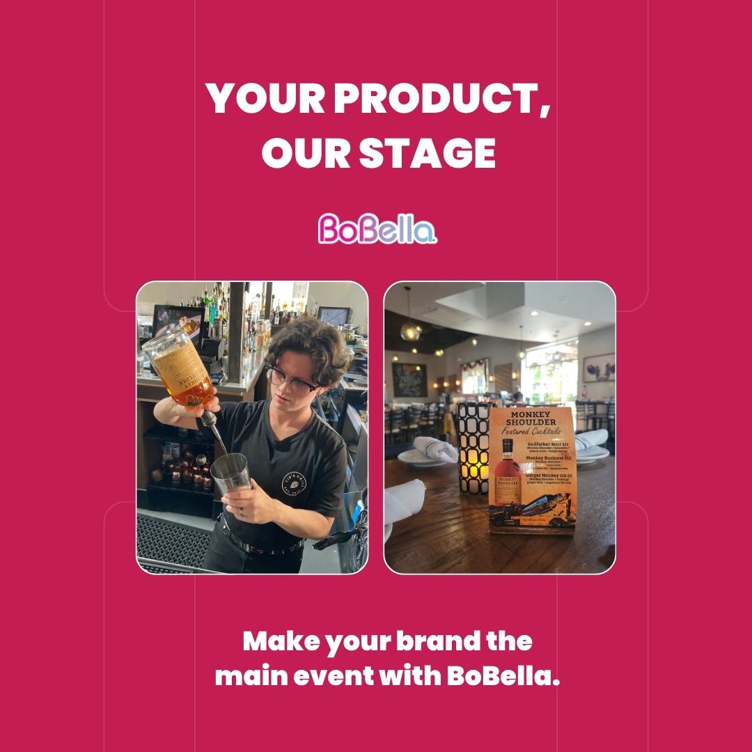 BoBellaPromos's tweet image. Who’s in the mood to taste a great whiskey, scotch or bourbon? 👀🥃
At BoBella liquor event samplings, our promo team sparks conversations, highlights the flavor, and turns tastings into smiles and sales. ✨

#MonkeyShoulder #TastingEvents #SamplingThatSells #Cheers