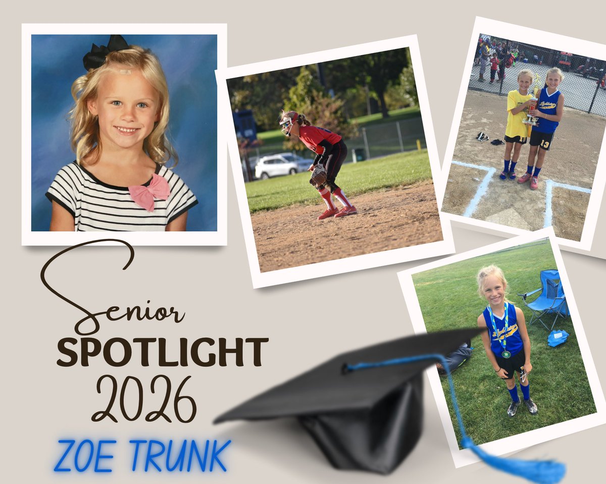 SR SPOTLIGHT #6 ZOE TRUNK 

Fav sball memory-line dancing in TN &amp; exploring Nashville. I will miss the endless support from coaches. I will miss all the teammates that made each season fun. My advice: keep everything simple it’s a game &amp; it’s supposed to be fun! <a href="/EaglesAthletics/">Sandburg Athletics</a>