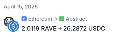 Another $RAVE drop from <a href="/wolfdotgame/">Wolf Game</a>, it's not much but it's honest work.

Appreciate the early airdrop. 

Abstract gaming season.