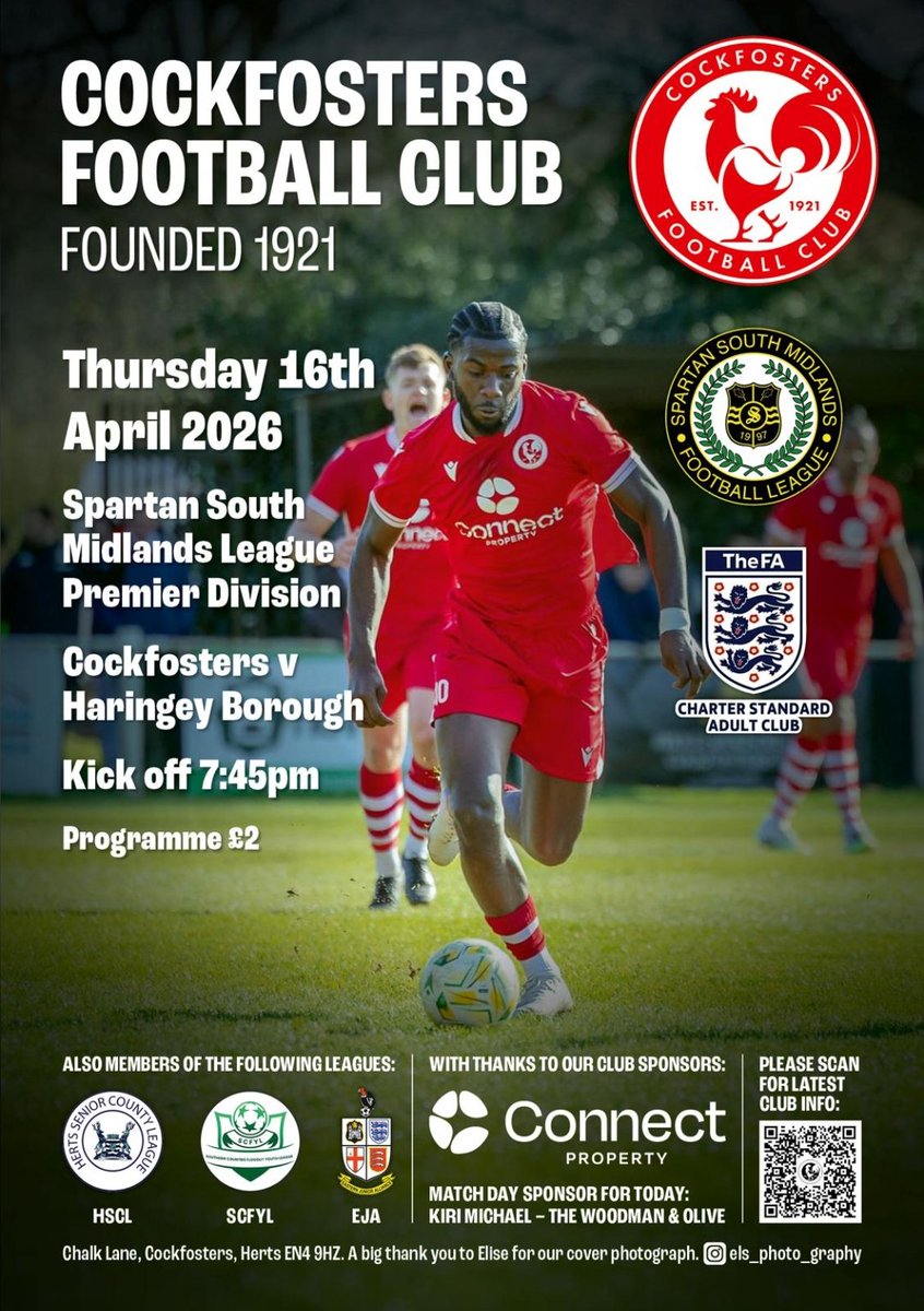 Cockfosters FC tweet media