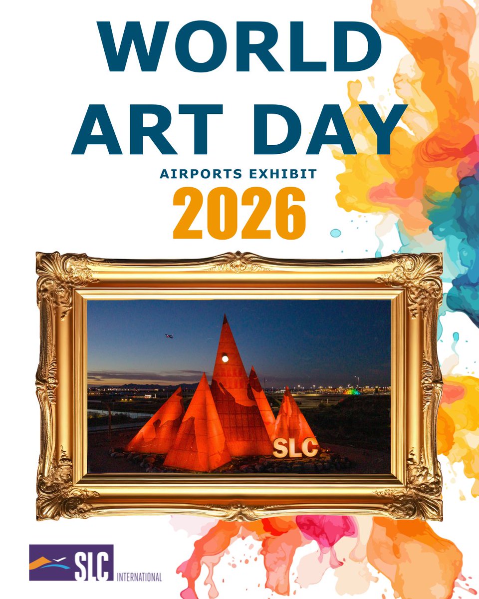 Happy World Art Day Airports Exhibit 2026! Featuring: The Peaks