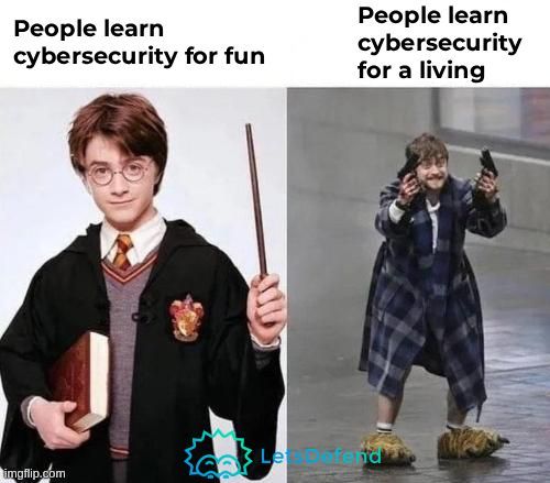 LetsDefendIO's tweet image. Cybersecurity life