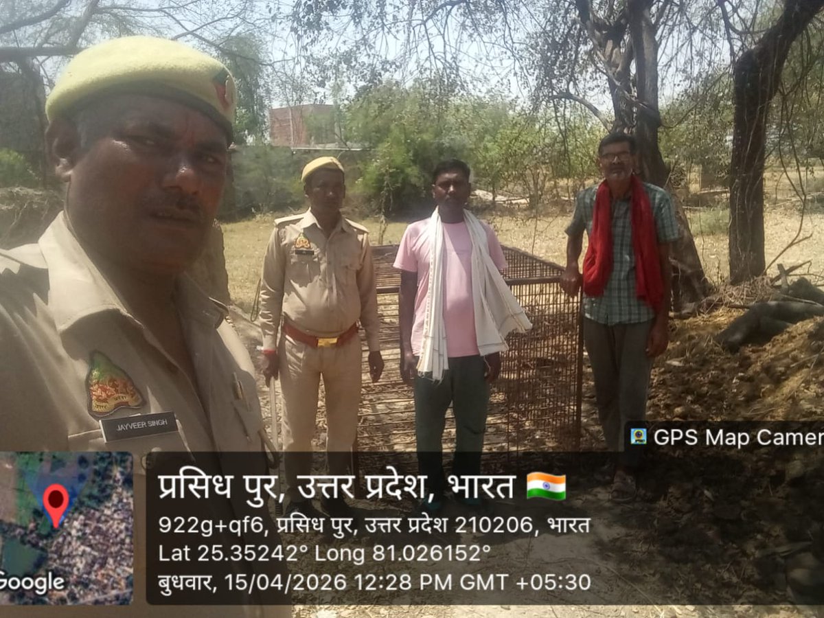 प्रसिद्धपुर ग्राम में बंदर हैंडलिंग की समीक्षा श्री शिवम वन रक्षक, रैपुरा के नेतृत्व में की गई।