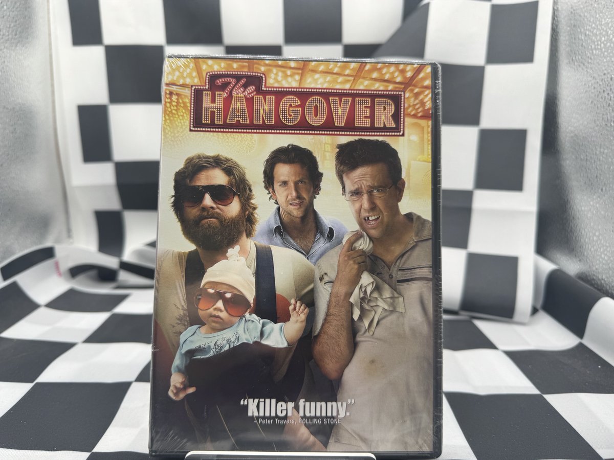 WilliamJGraham's tweet image. Check out The Hangover (DVD, 2009) ebay.us/m/THQoQa #eBay via @eBay 
"The Hangover" DVD, released in 2009, is a cult comedy film directed by Todd Phillips. Starring Bradley Cooper, this R-rated movie follows a plot revolving around a group of friends who wake up in a Las