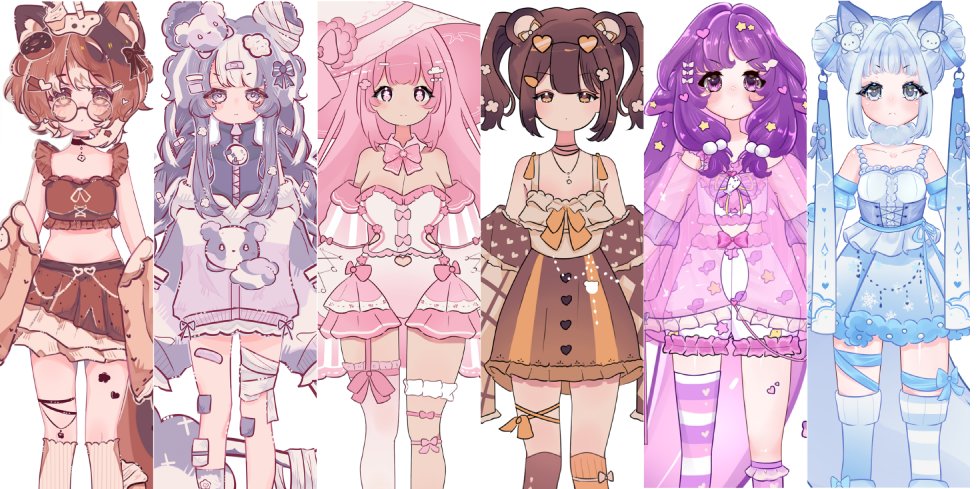 Inui | adopts & character designs 🌺 tweet media