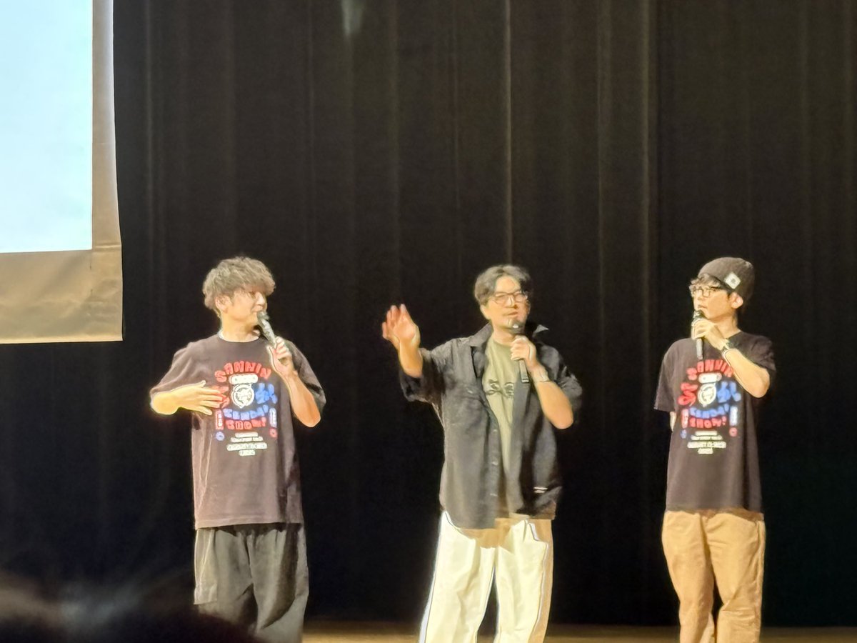 E_TO_INLOWS's tweet photo. 仕事終わってご飯食べながら観るのが日課になって、初めてイベントに参加もした。
また次のイベントも当選するかなとかワクワクしてたんだけどな…
ドンぺー2人も鉄塔さんひとりでもどっちも応援するから2年に１回くらいコラボしてくれてもいいんだよ！
ファンはむしろ嬉しいよ https://t.co/2eBZEPm3QK