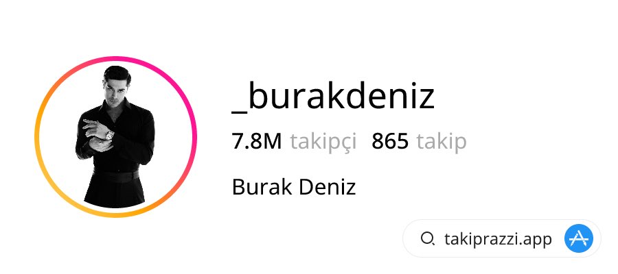 👀 _burakdeniz (Burak Deniz) 2 kişiyi takibe başladı:

✅ emircanigrek (Emir Can İğrek)
🔗 instagram.com/emircanigrek

✅ busrapekin (Busra Pekin)
🔗 instagram.com/busrapekin