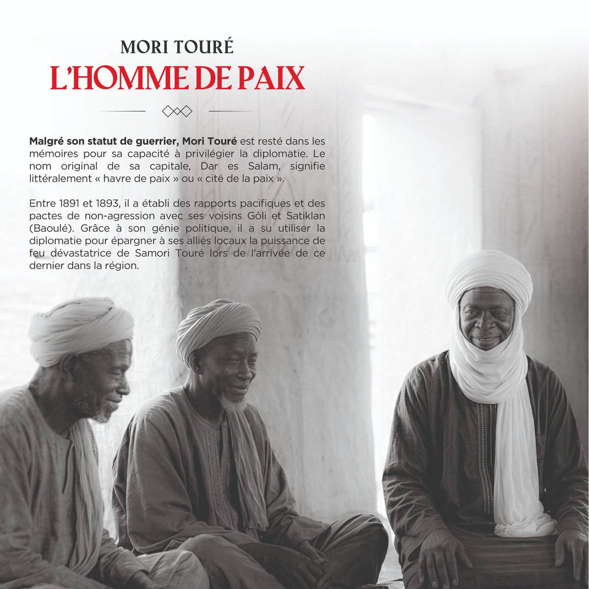 SidiTToure's tweet photo. J-1 : #MoriToureLeConquerant #MemoireAfricaine #PatrimoineCI #EmpireSonghaï #Marabadiassa https://t.co/JHOTlJxRT3